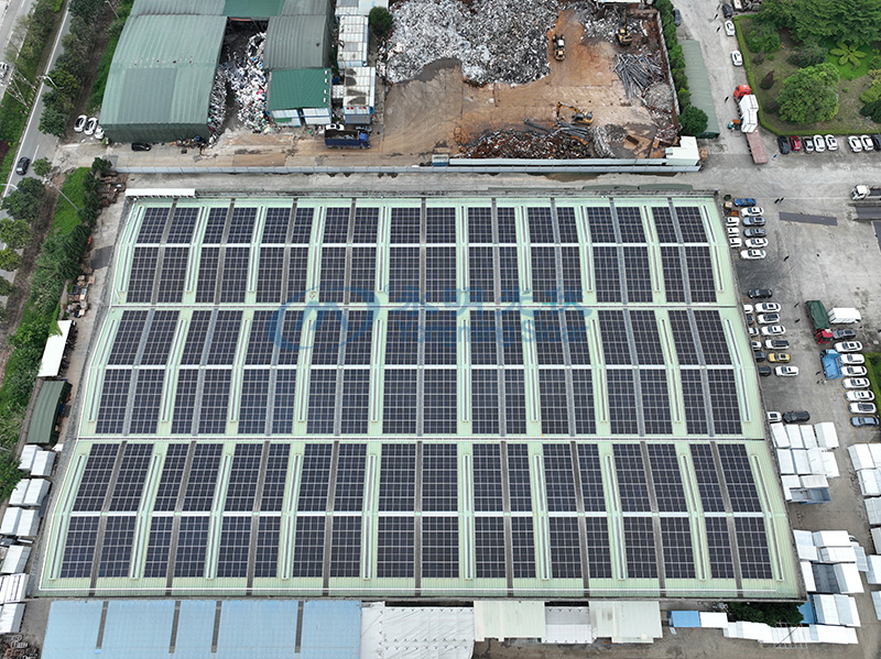 东莞茂盈五金科技有限公司1990KW光伏发电站 